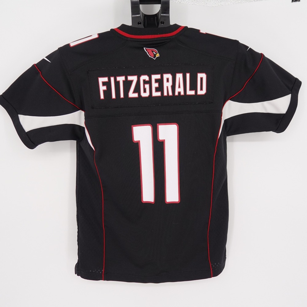 Nike Larry Fitzgerald #11 Arizona Cardinals Jersey Youth M 10-12 Black NFL